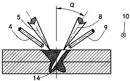 A non-penetrating laser welding method and system