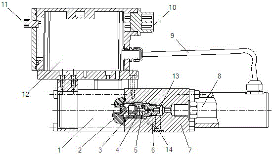 Pressure closed-loop control digital integrated direct-acting proportional relief valve