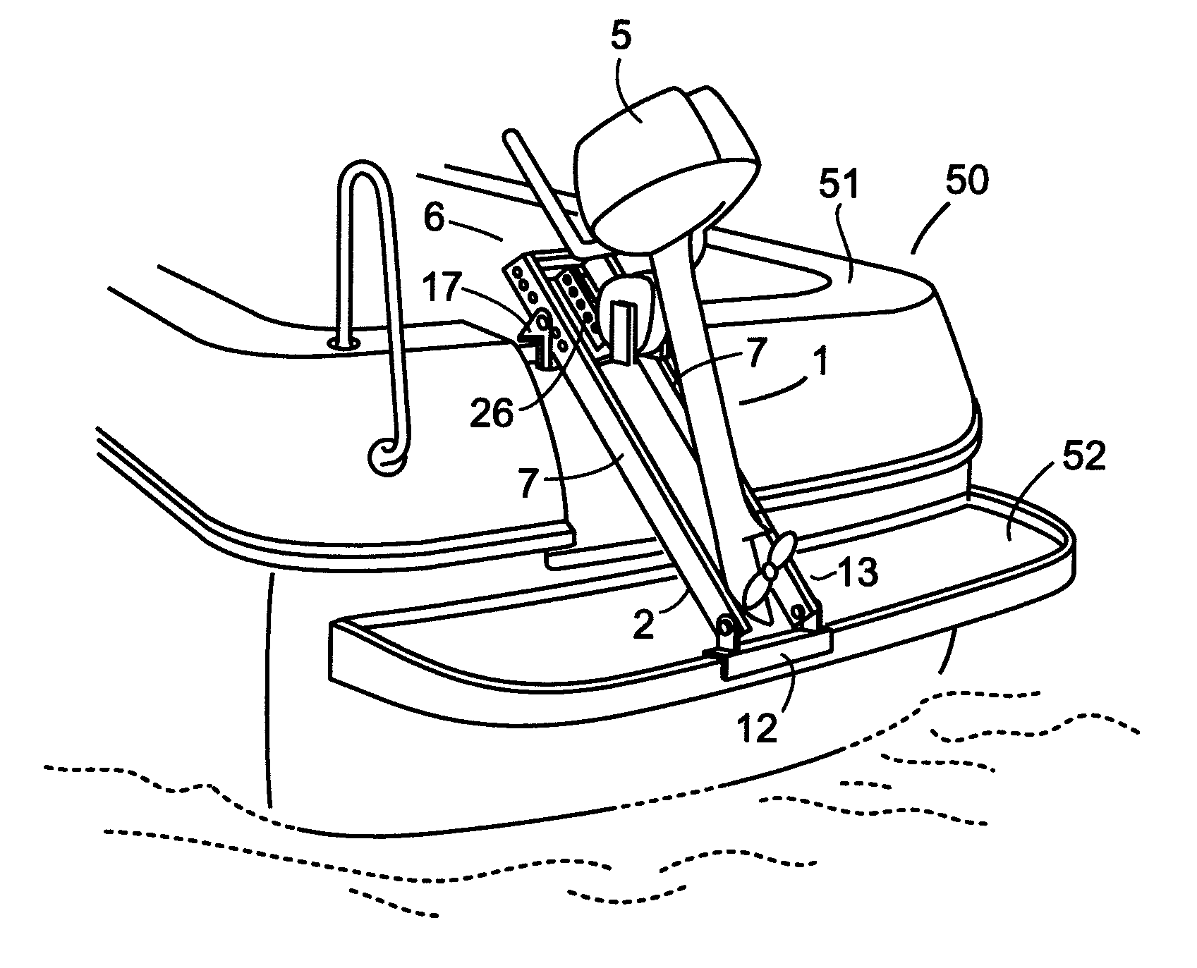 Outboard engine mounting assembly