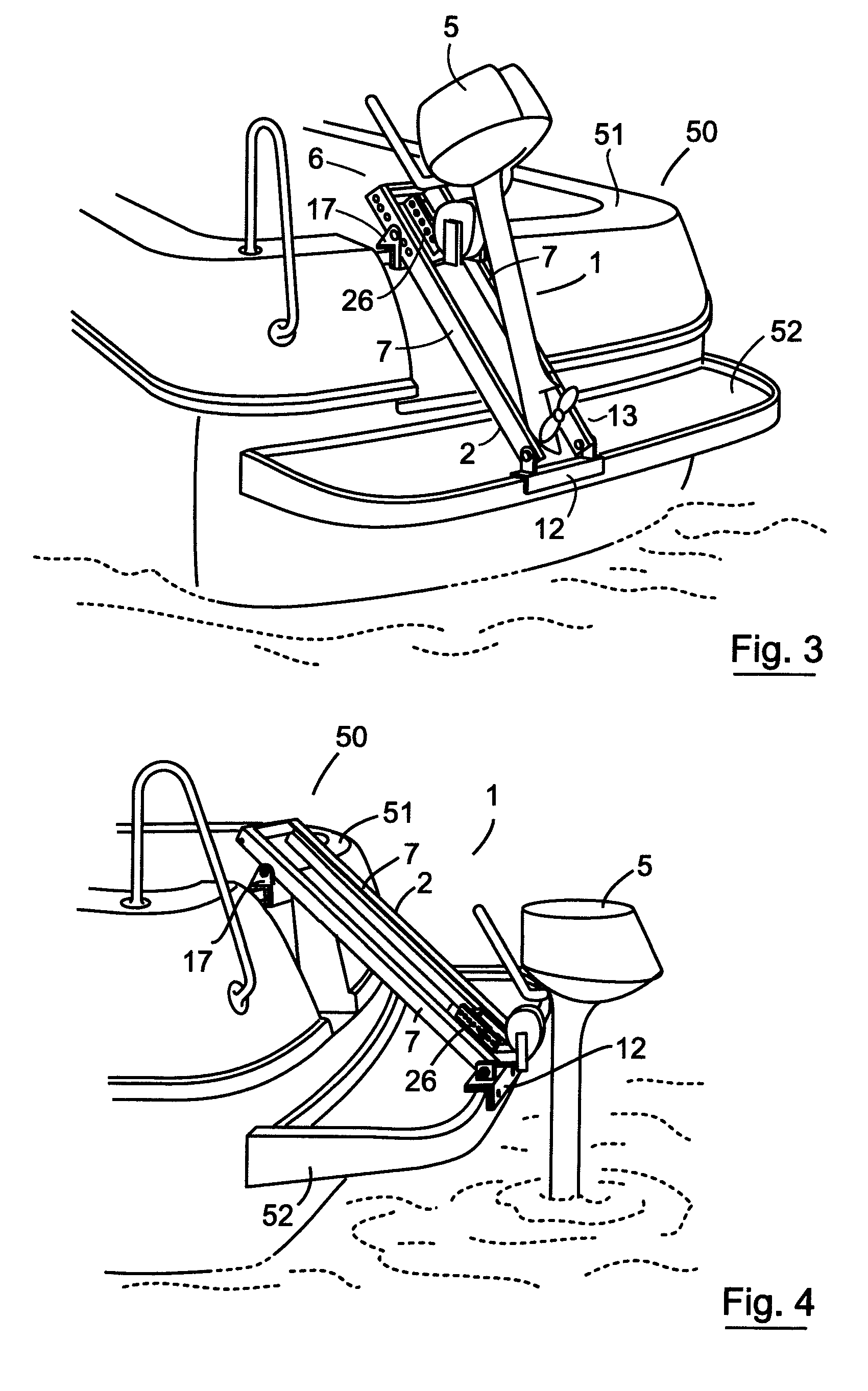 Outboard engine mounting assembly