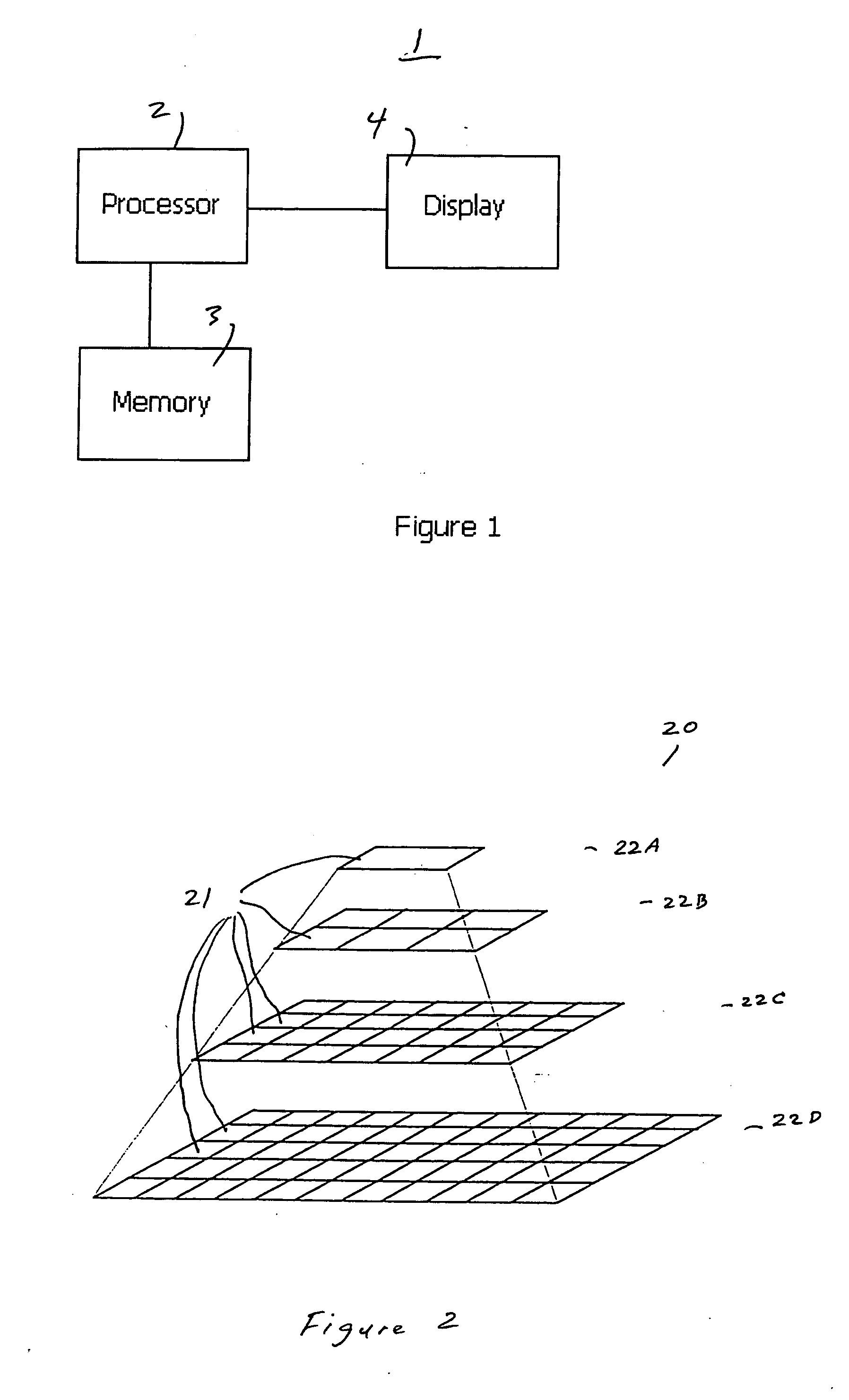 System and method for organizing two and three dimensional image data