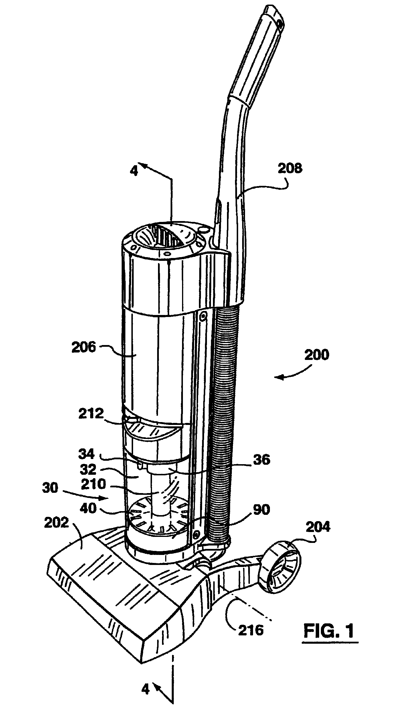 Apparatus and method for separating particles from a cyclonic fluid flow
