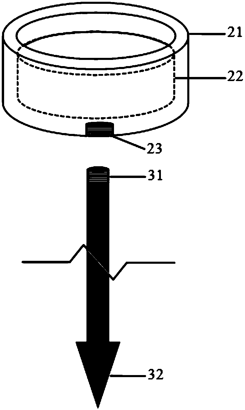 Soil loosening coefficient measurement device and method