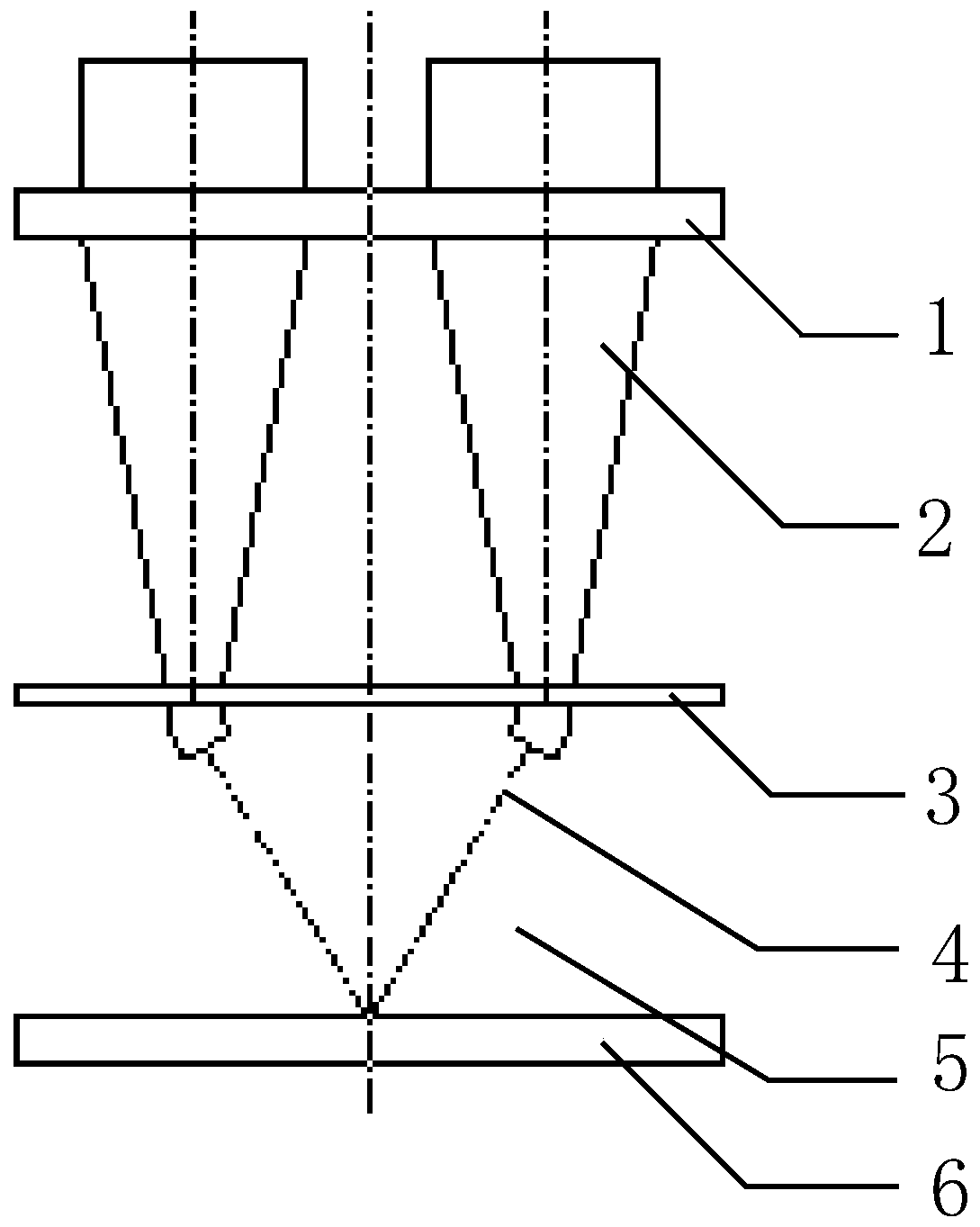 A bidirectional cross-jet cooling device and cooling method thereof