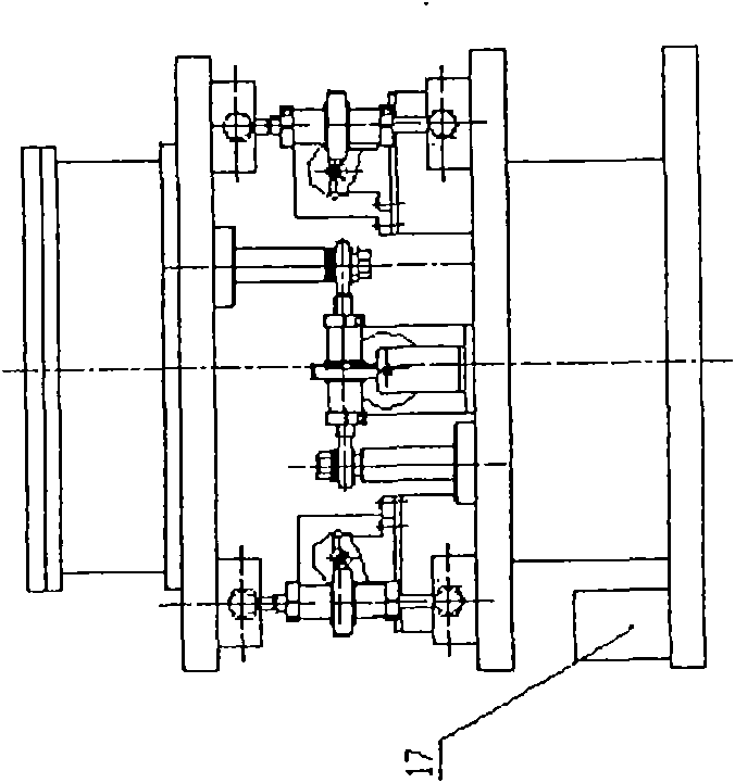 Automatic adjustment positioning device in a six-dimensional space