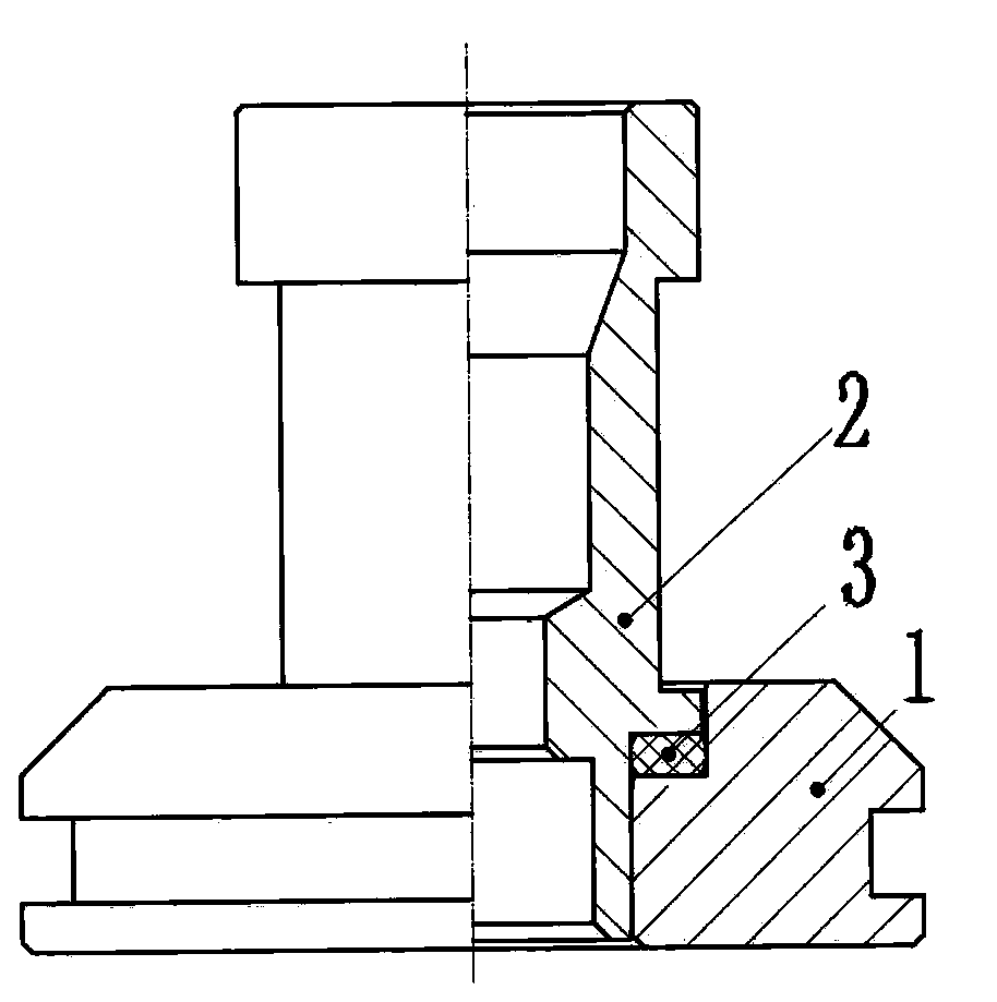 Connecting structure and method of tail seat and outer shell of high-pressure common rail high-speed electromagnet