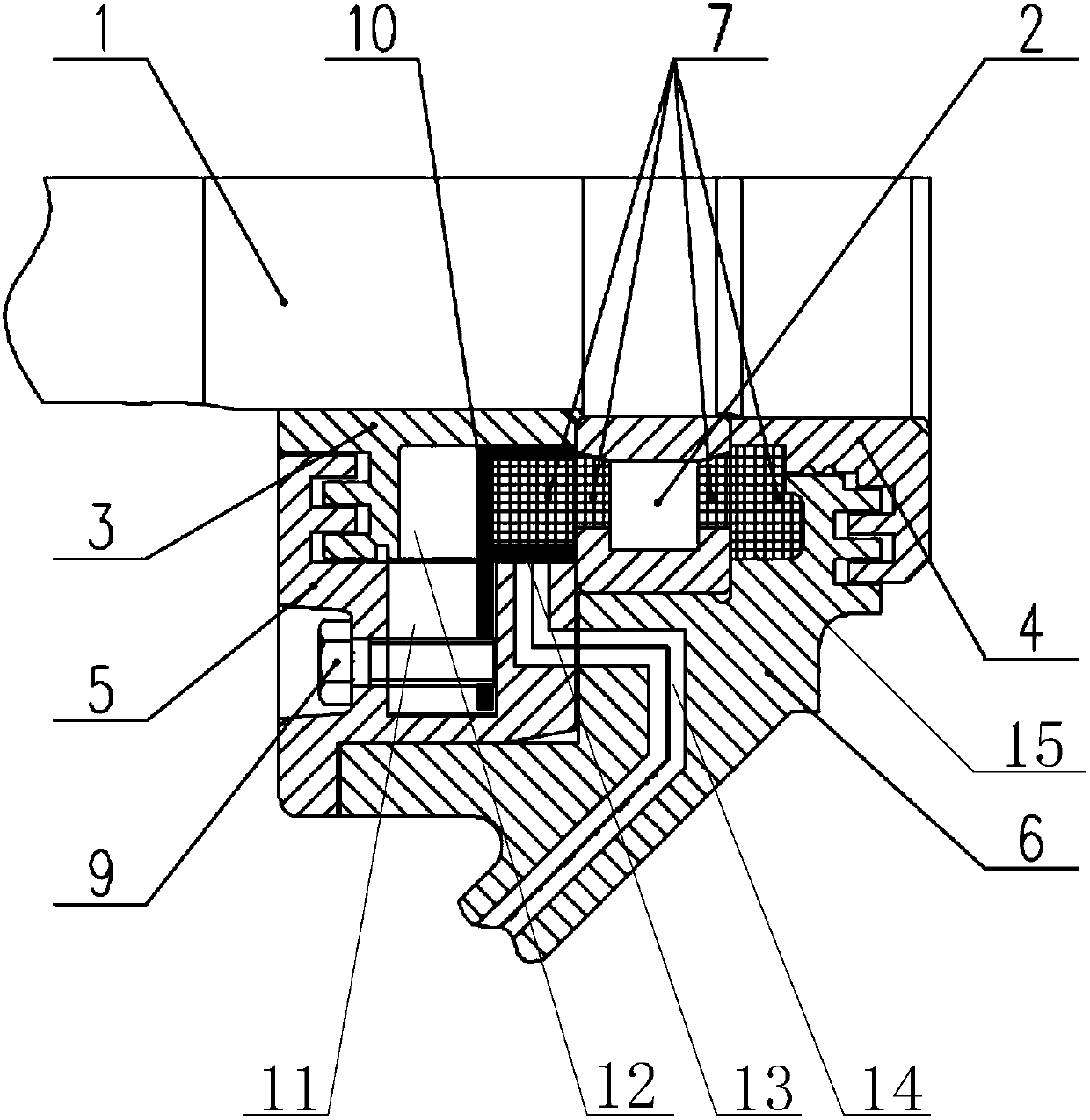Rail vehicle and traction motor thereof