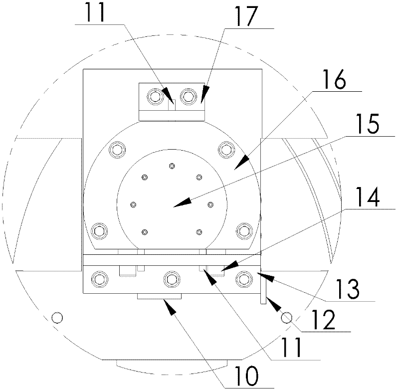 Vertical type rotating cabinet provided with adjustable bearing seat of chain tension device