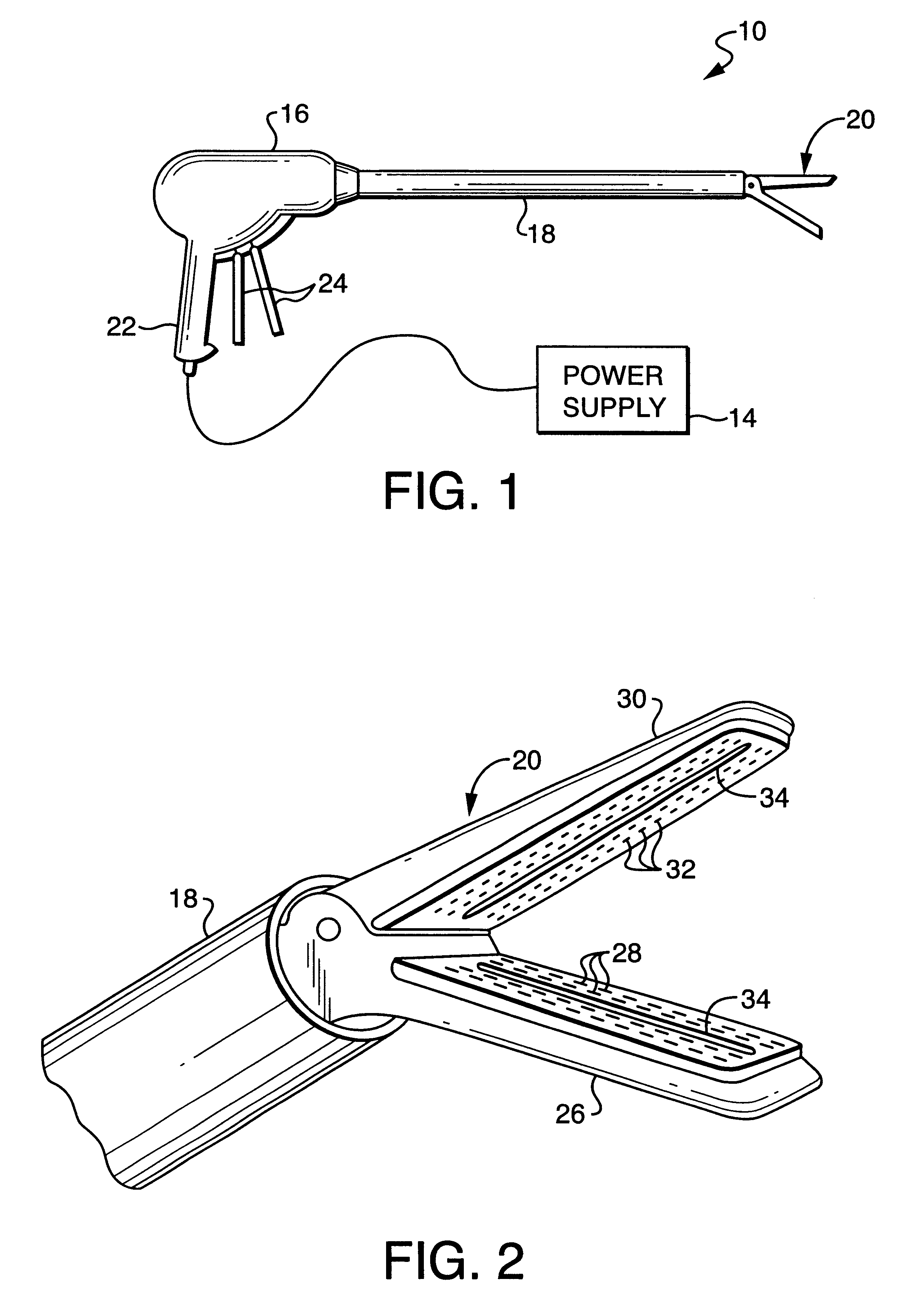 Surgical stapler and method of applying plastic staples to body tissue