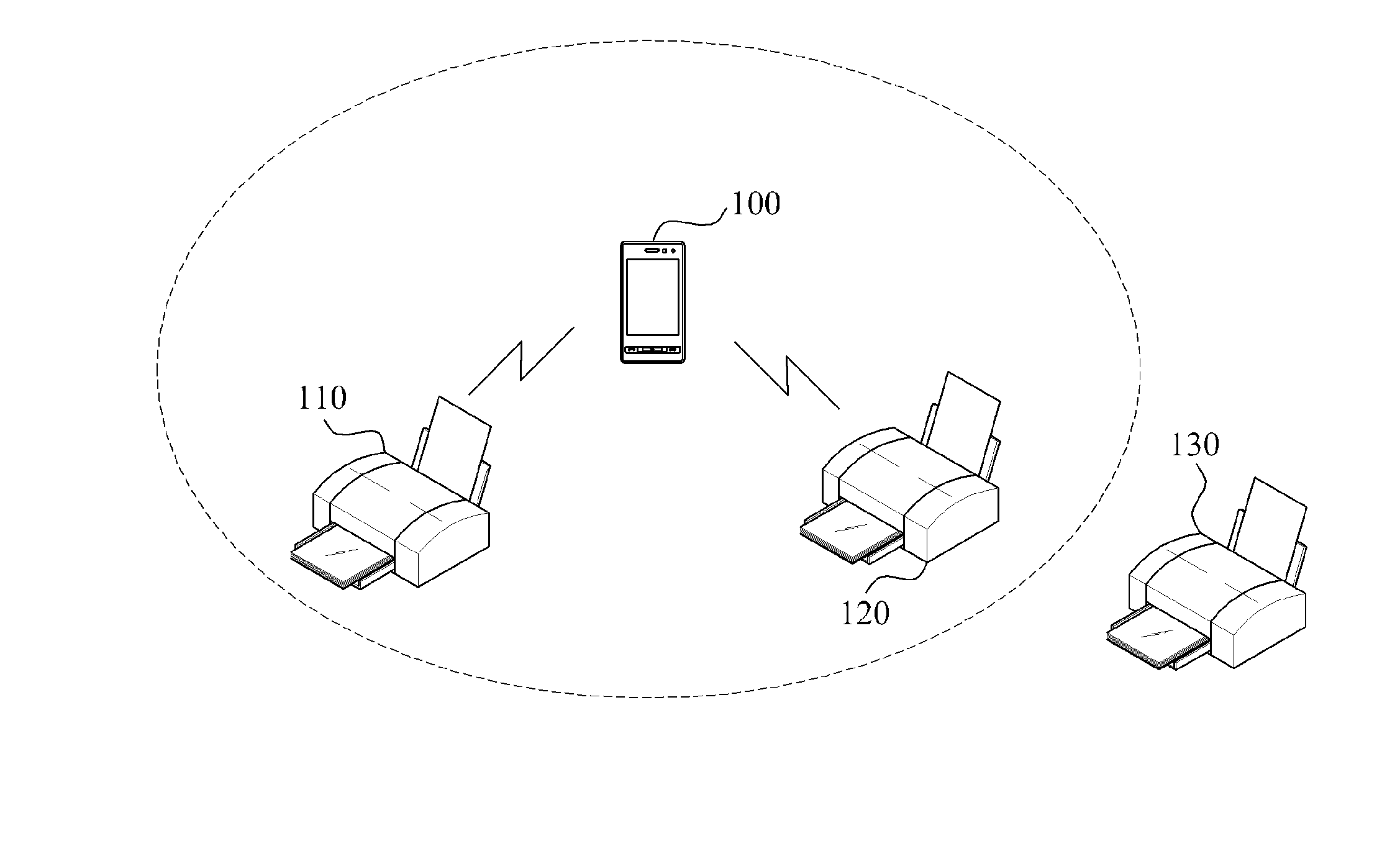 Method and system for printing target files in mobile terminal