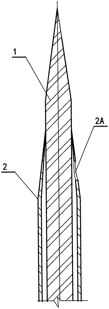 Puncturing blood return structure of sleeve needle