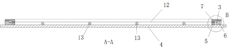 Screen lighting device and test equipment