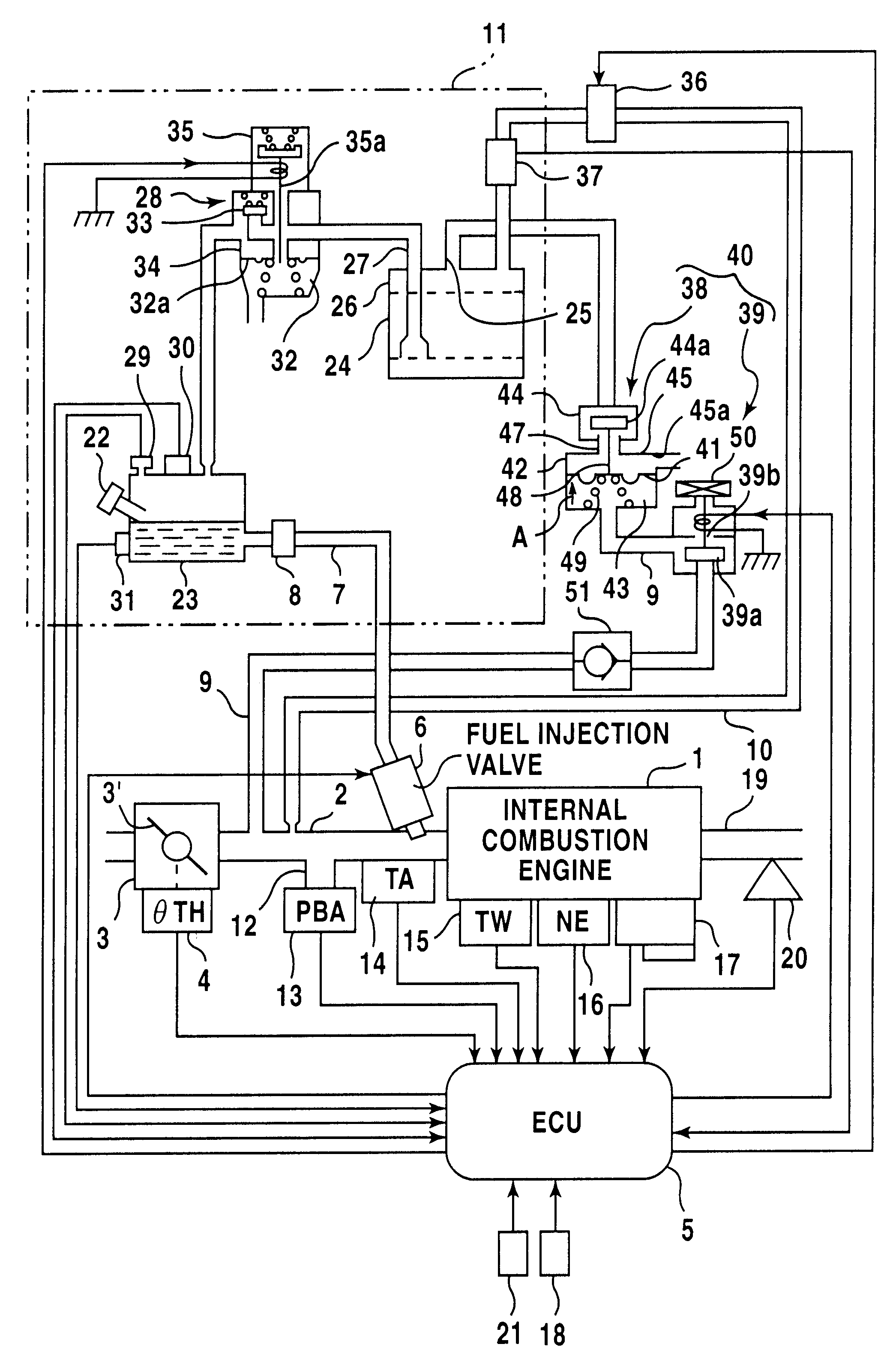 Evaporative fuel-processing system for internal combustion engines
