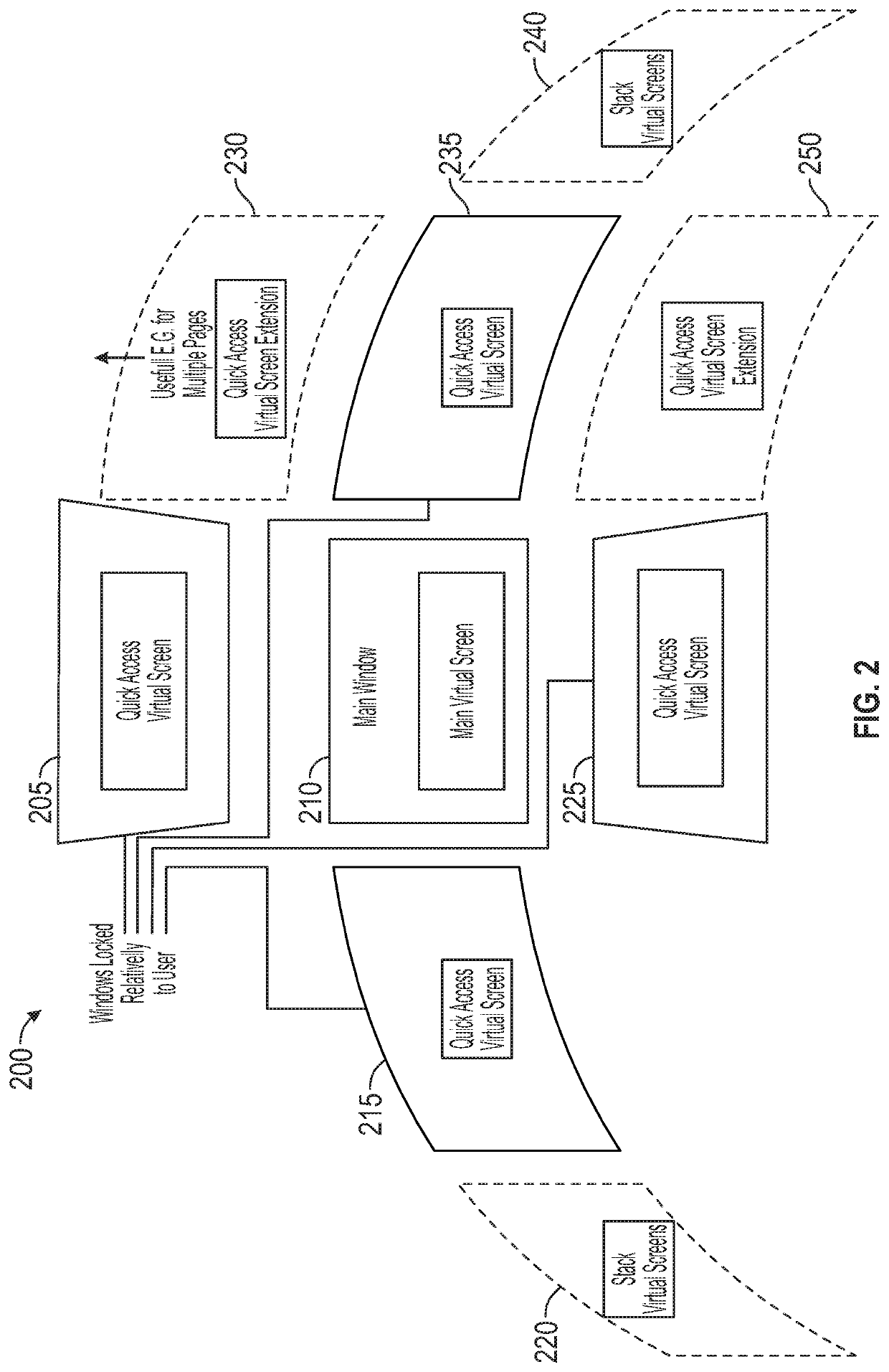 Method and system for user-related multi-screen solution for augmented reality for use in performing maintenance