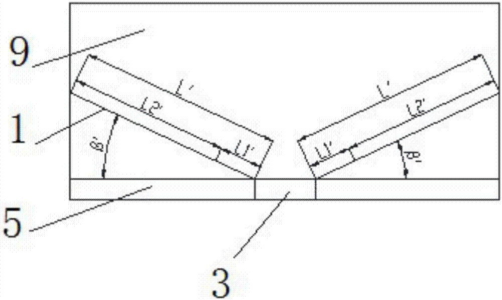 Wangeviry stope face roof hydraulic fracturing weakening method and device