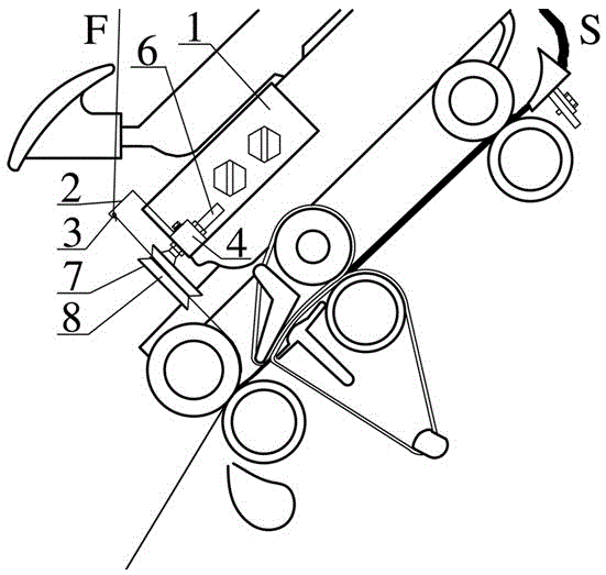 An Eccentric Braking Filament Feeding Device for Forced Internal/External Transfer Composite Spinning