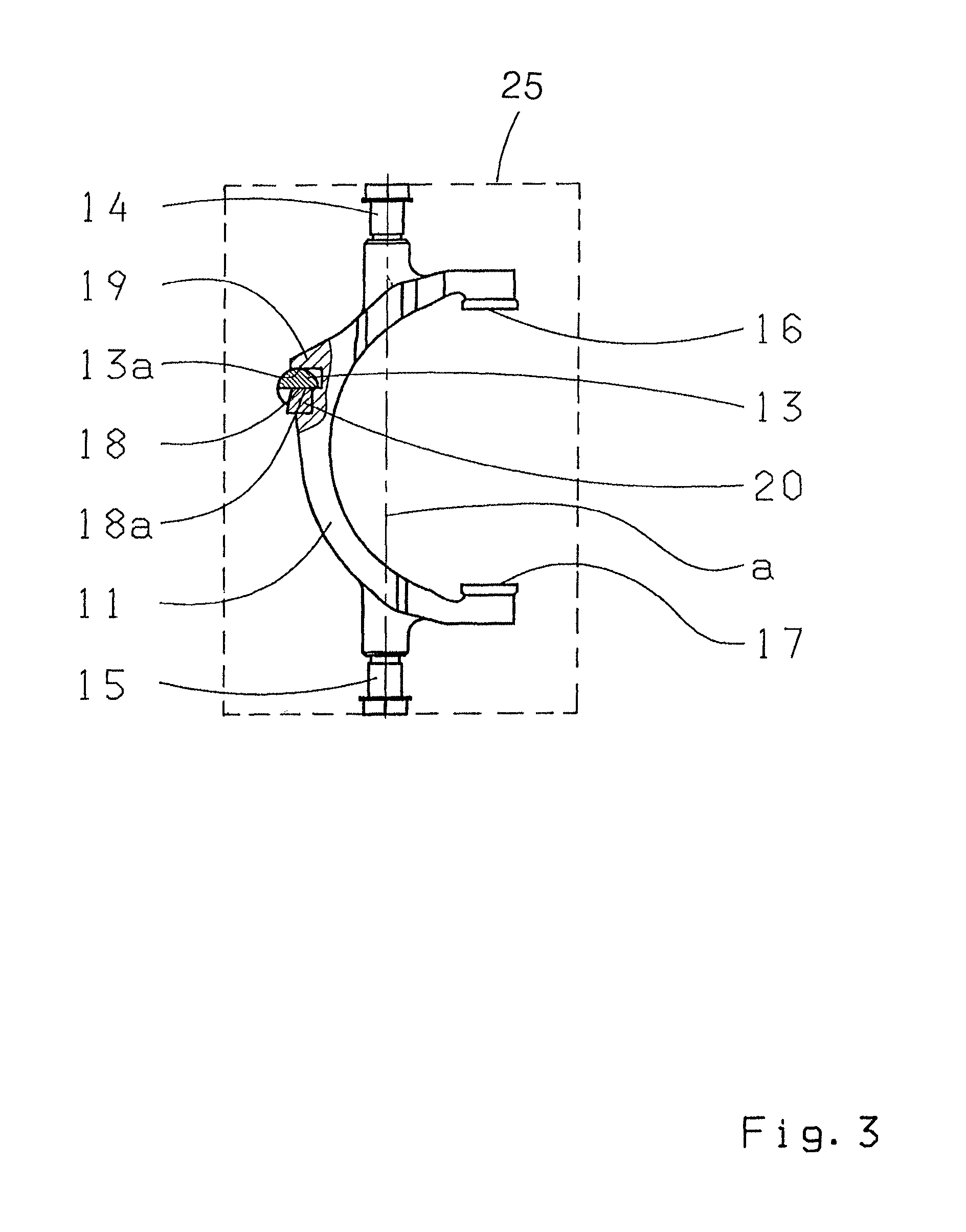Arrangement of a gear shift fork in a transmission