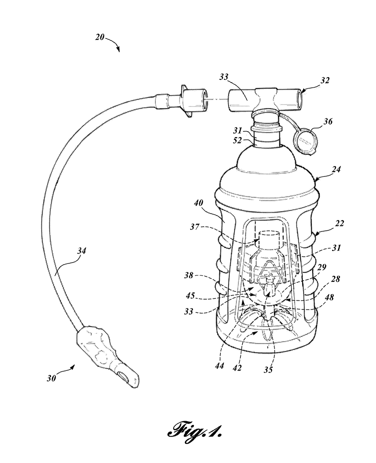 Thermal material nebulizing system