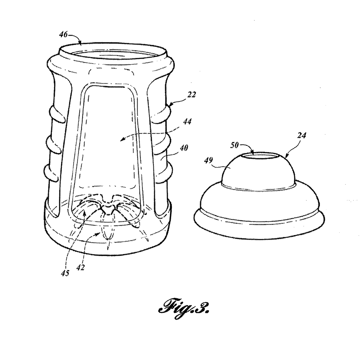 Thermal material nebulizing system