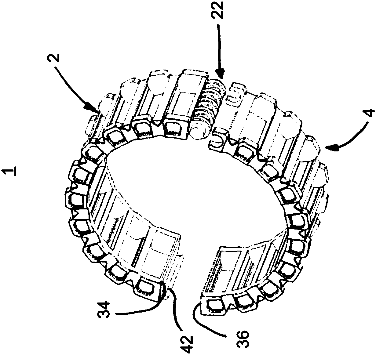 Split bearing cage