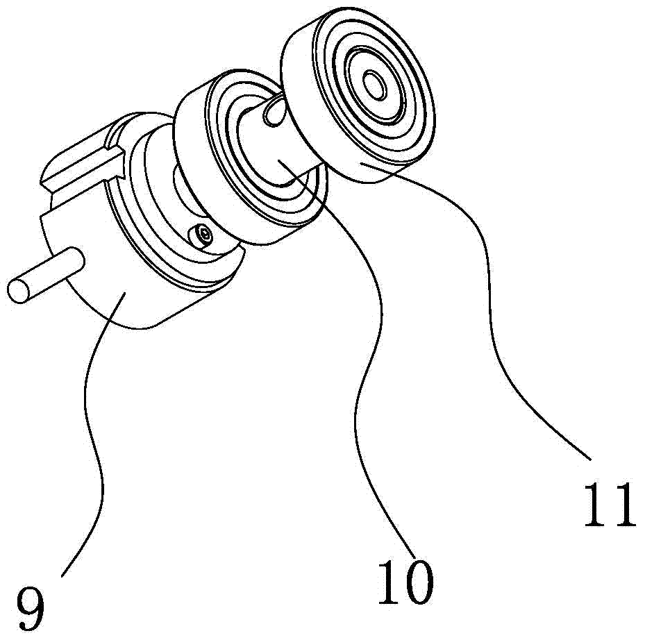 A six-link teaching device for a six-axis robot