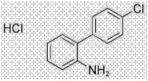 Synthesis method of intermediate 4'-chloro-2-aminobiphenyl of boscalid