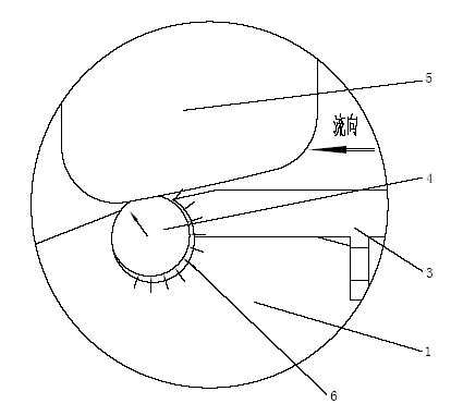 Combined circular groove for butterfly valve seat of molecular sieve