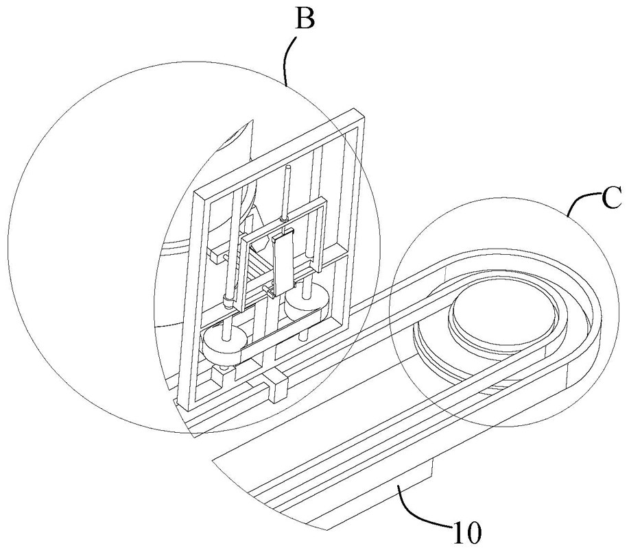 Combined tea leaf stir-frying equipment