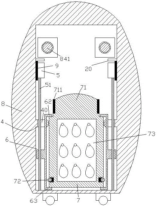 Dustproof hydrogen balloon storage box