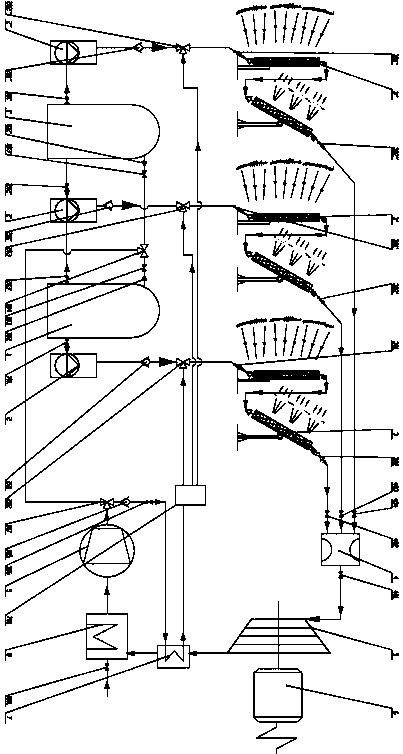 Equipment system suitable for rural carbon dioxide cycle power generation with solar energy as energy