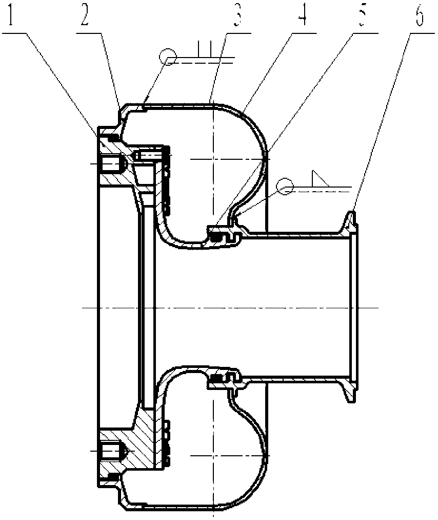 Housing structure of centrifugal compressor