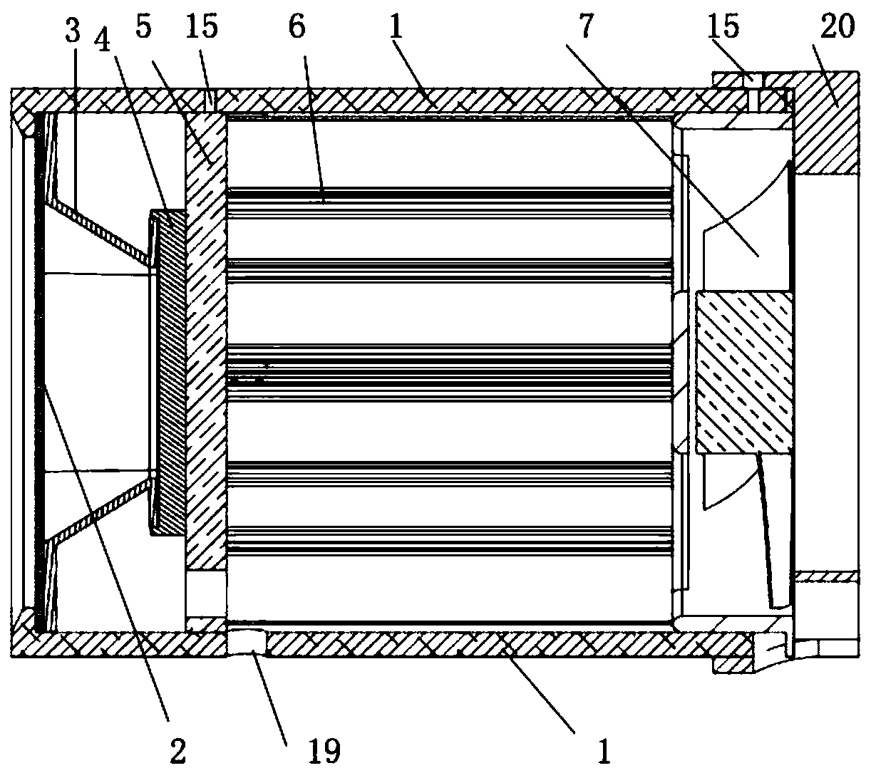 Low-weight LED heat dissipating device and portable UVLED curing equipment