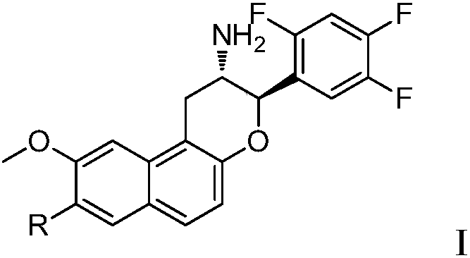 Preparation method of 2,3-dihydro-1H-benzo[f] chromane-2-amine derivative
