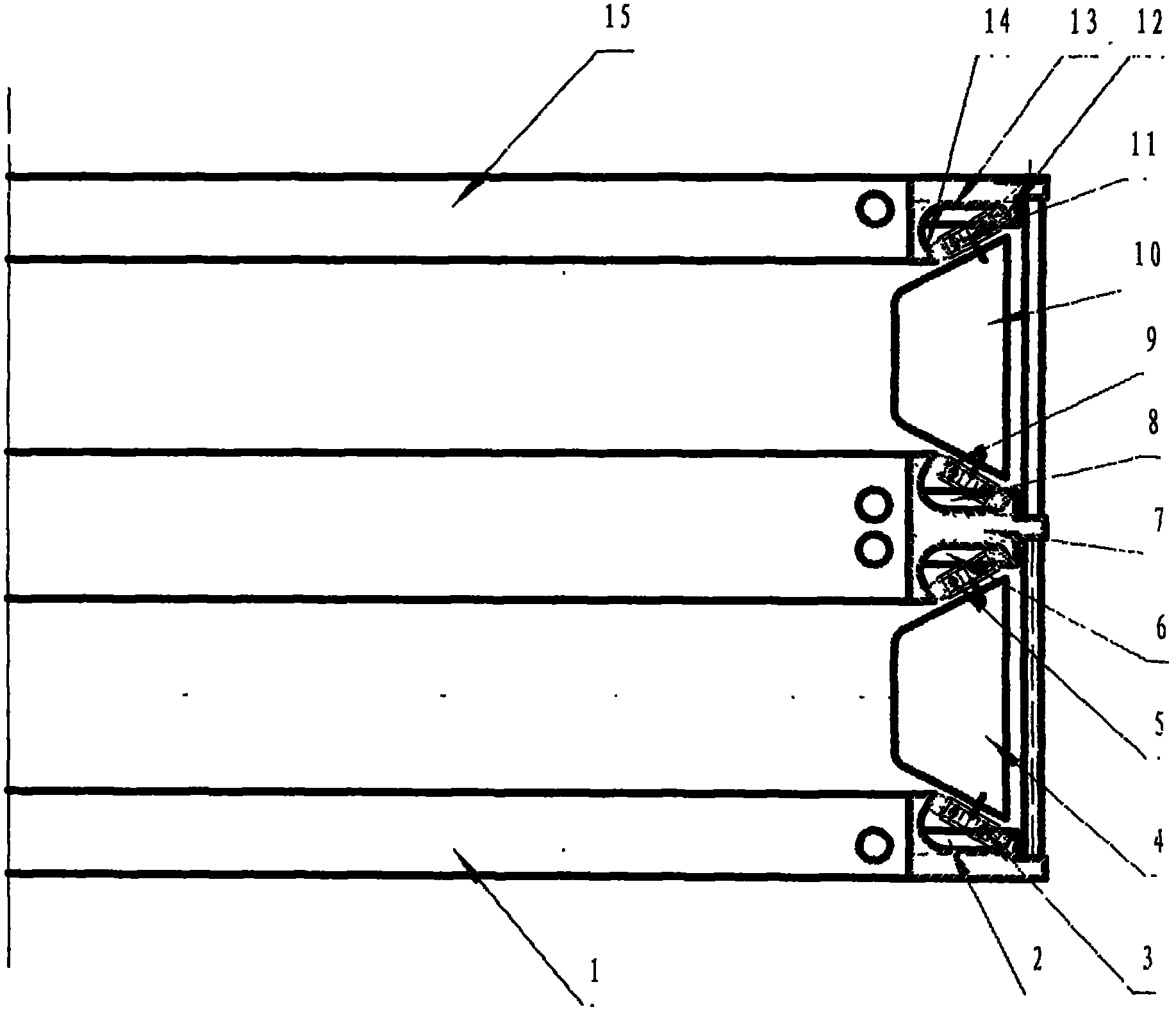 Dual-groove shuttle track double-weave circular weaving machine