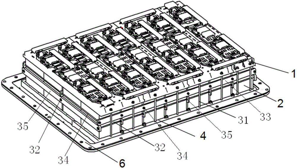 Power battery device of electric vehicle