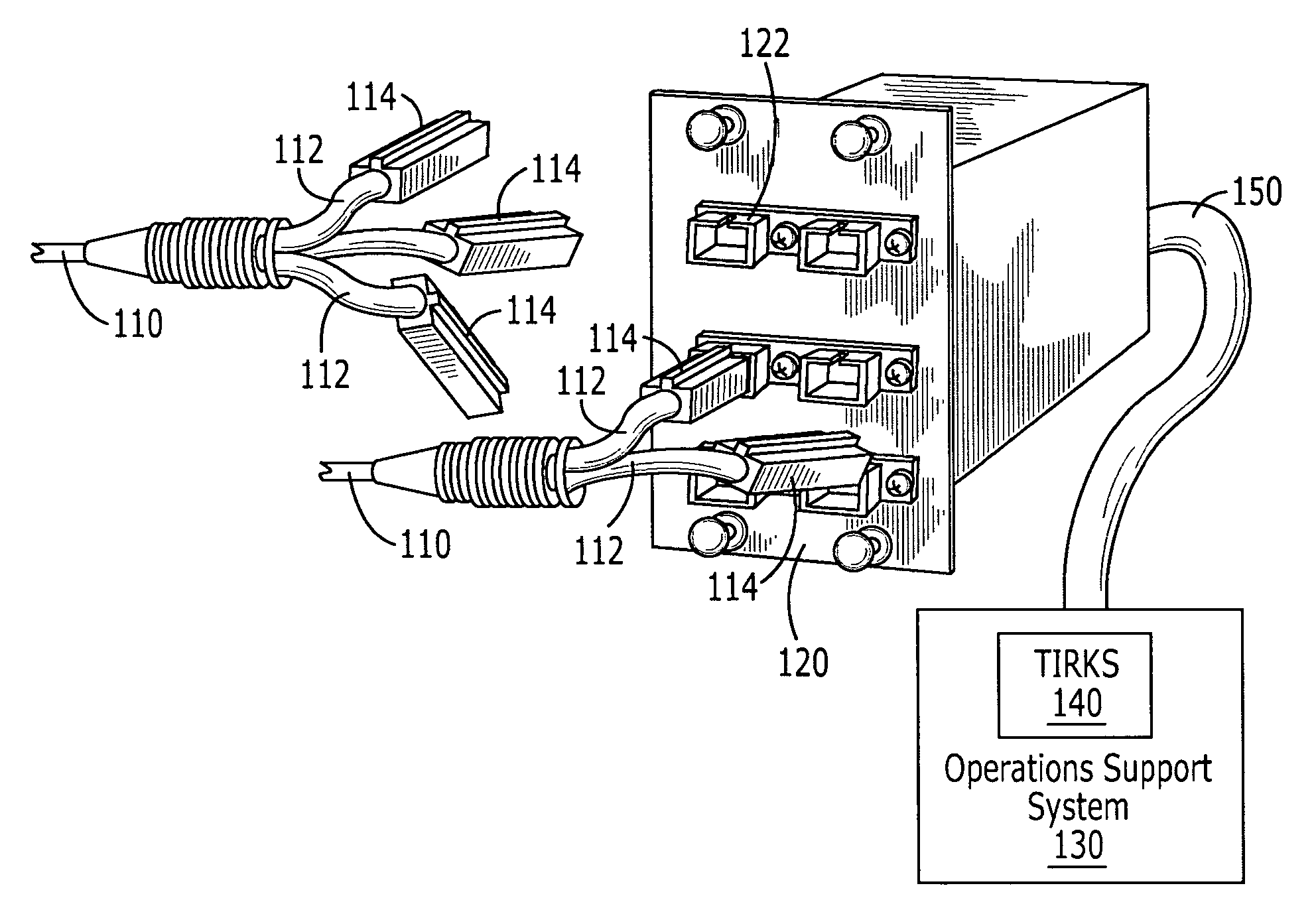 Optical fiber connectors with identification circuits and distribution terminals that communicate therewith