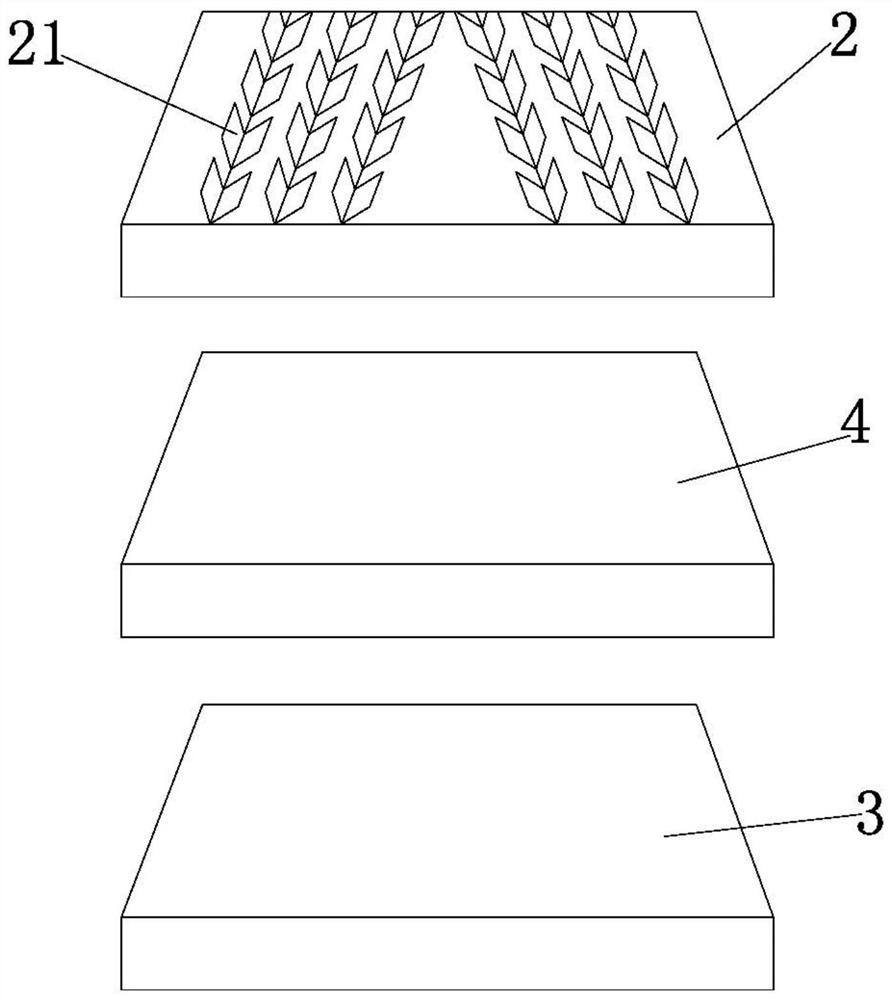 Vamp with multilayer structure and shoe with vamp