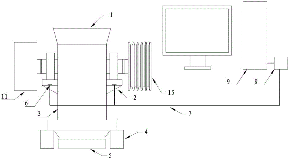 Miniature jaw crusher with monitor