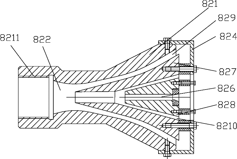 Pipe network type dry powder fire extinguishing system and method