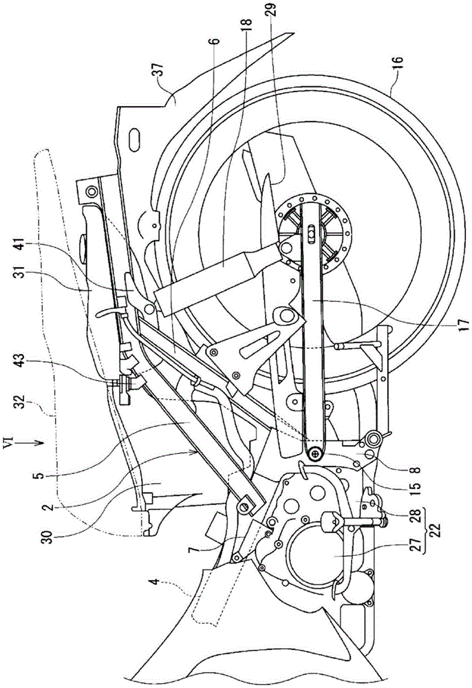 Storage structure for saddle type vehicles