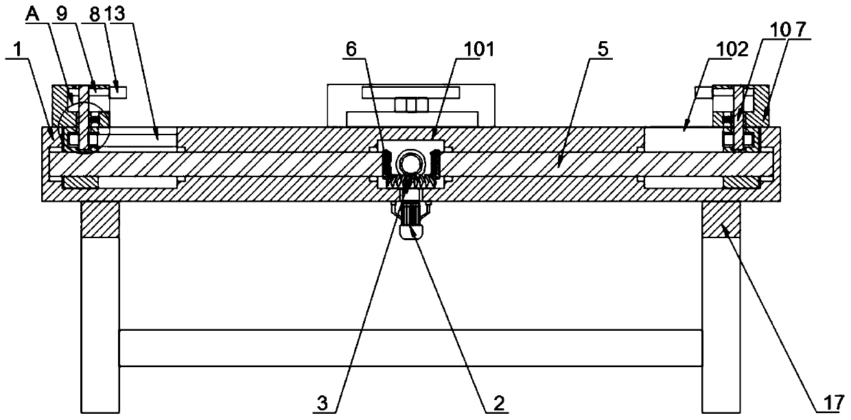 Positioning device for tempered glass production stamping