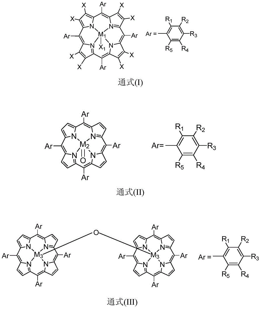 Method for preparing benzophenone through biomimetic catalytic oxidation