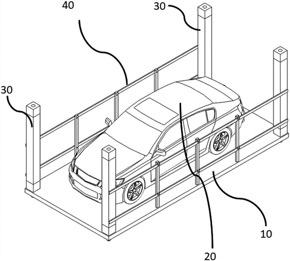 Robotic parking device and handling method