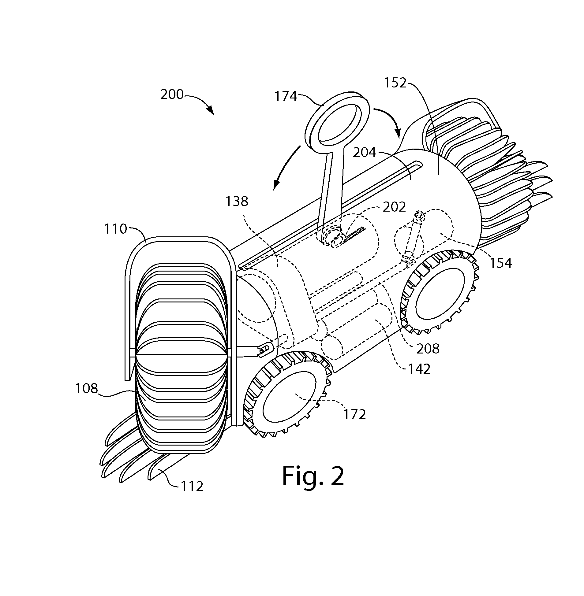 Systems and methods for robotic gutter cleaning along an axis of rotation