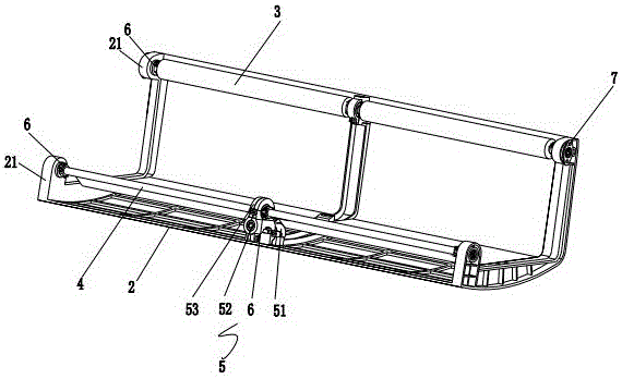 Automatic screen-retracting device of air conditioner