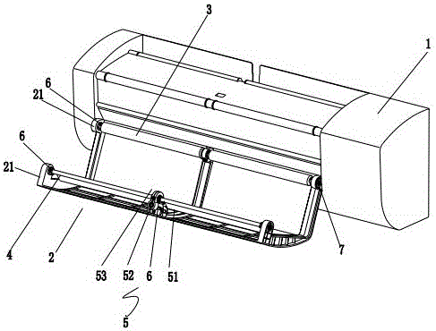 Automatic screen-retracting device of air conditioner