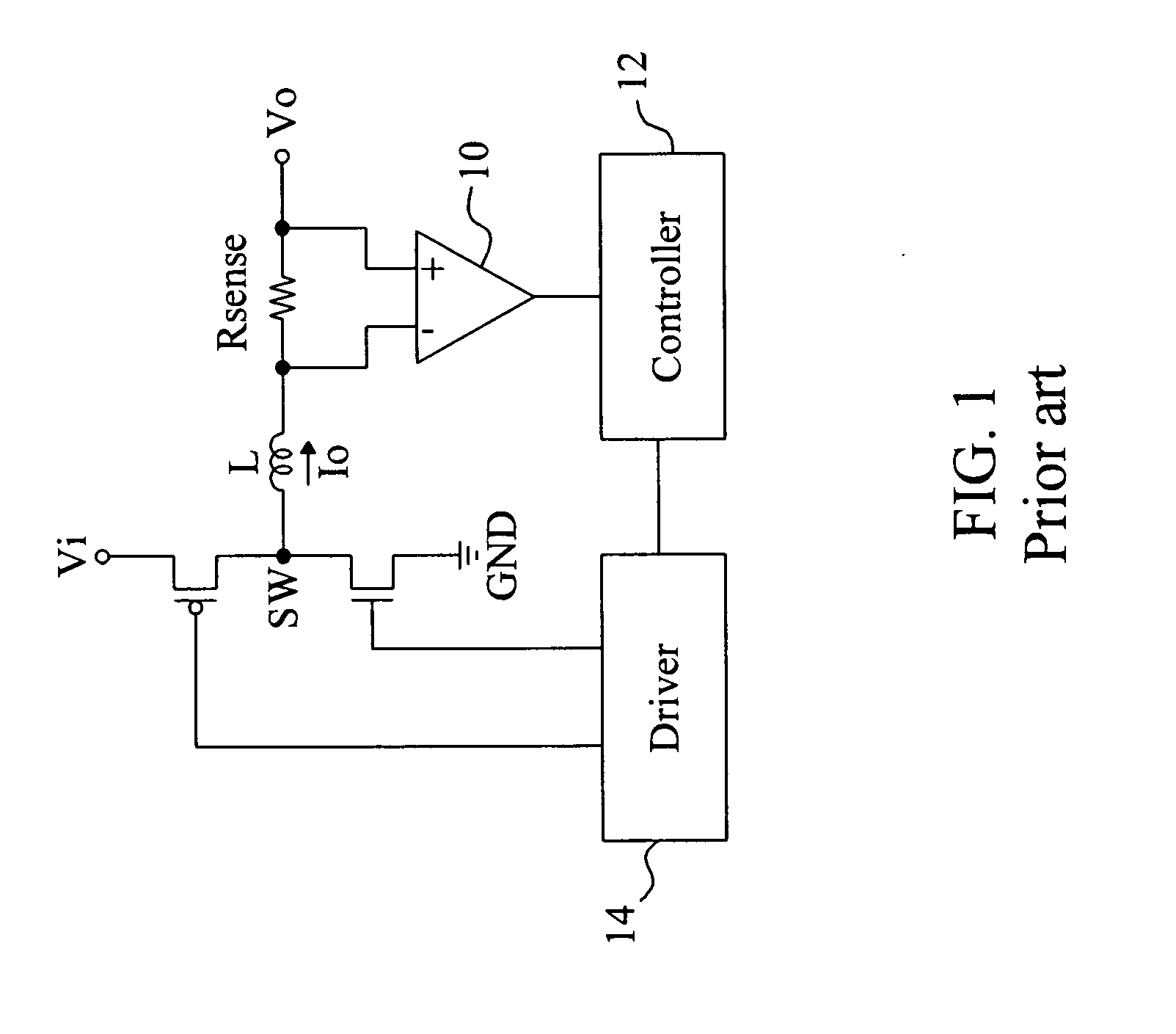 Output current detection of a voltage regulator