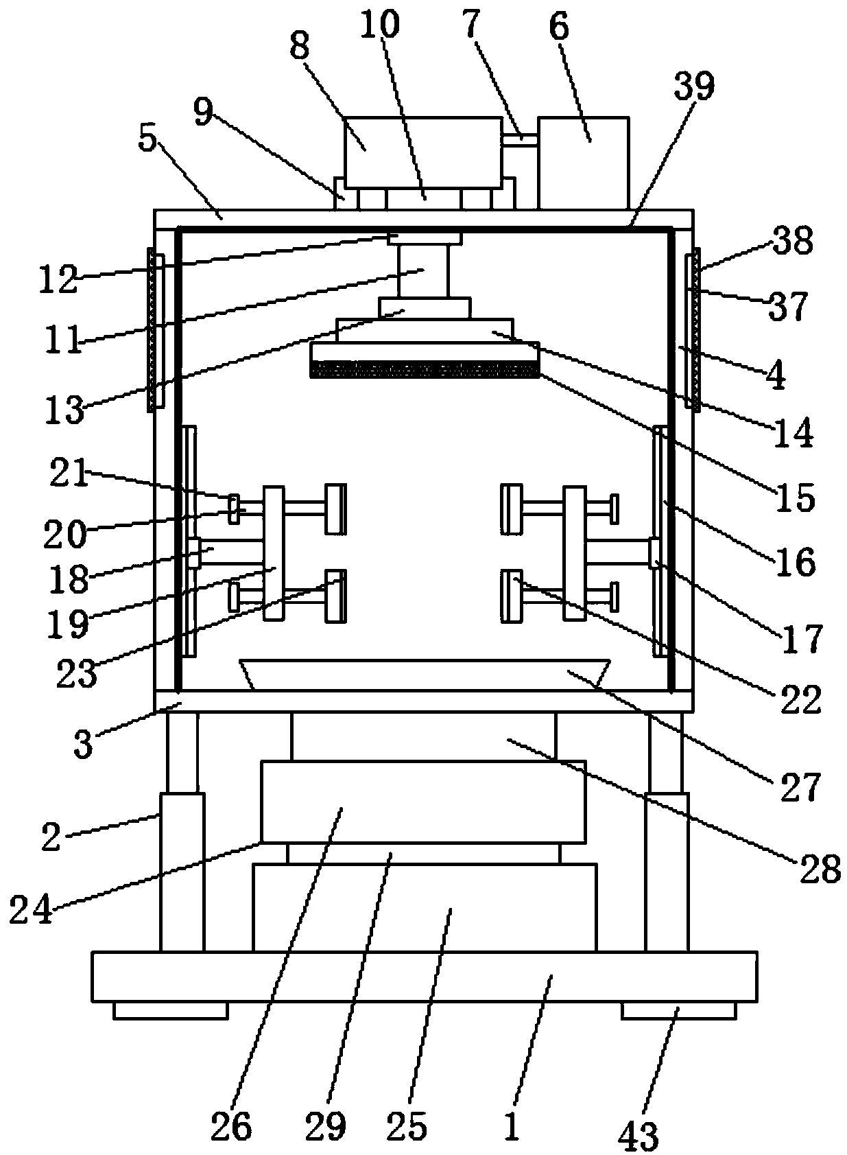 Grinding device for mechanical processing