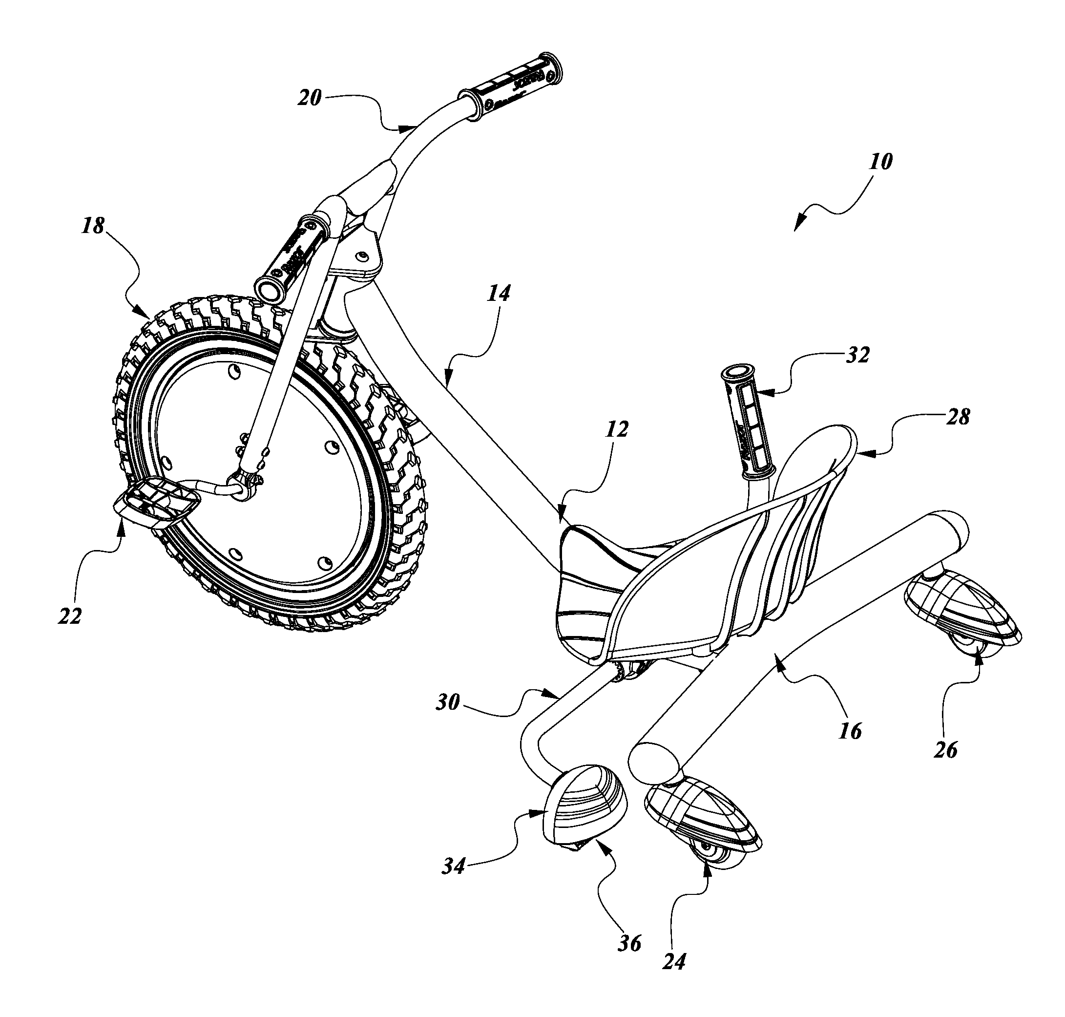 Sparking device for a personal mobility vehicle
