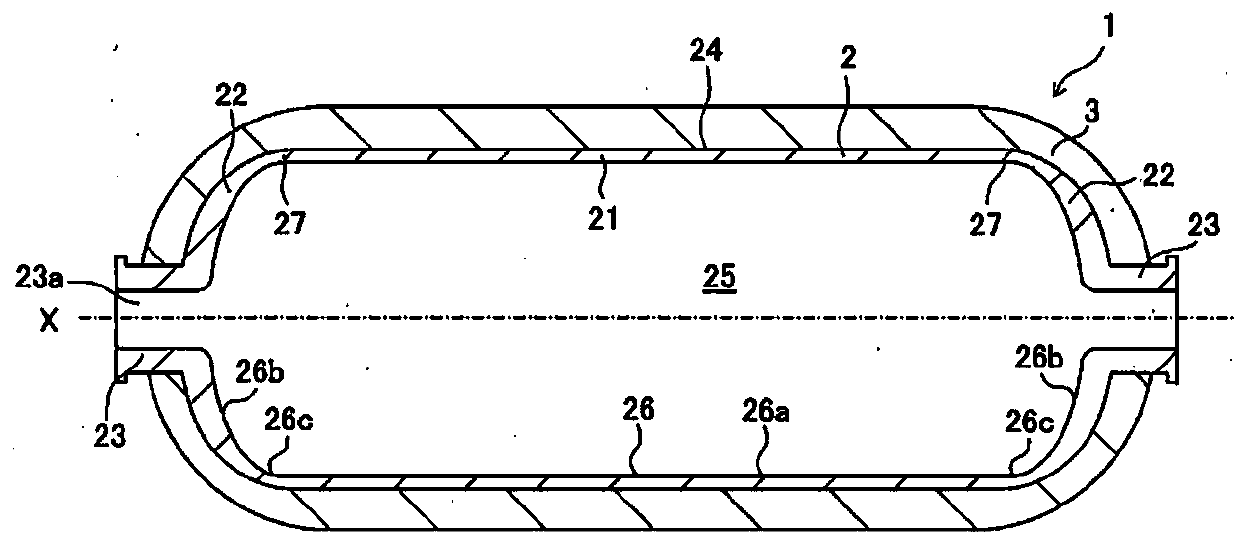 Manufacturing method for high pressure tank